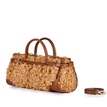 Handbag Colette Curly - Cammello
