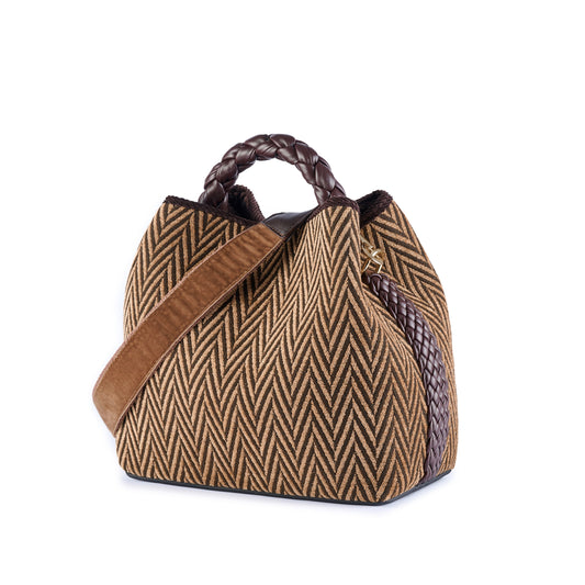 Handbag Coral Sac - Beige/Brown