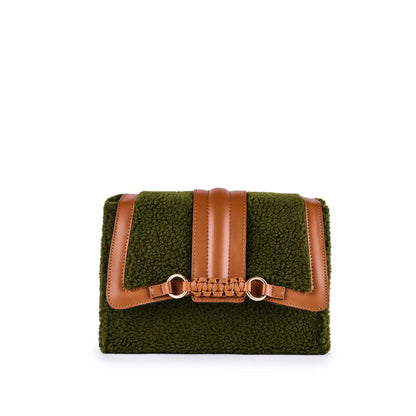 Handbag Leonor Teddy - Green