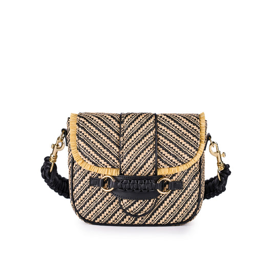 Handbag Margot Cross - Beige/Black