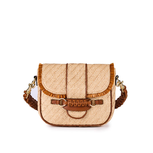 Handbag Margot Cross - Beige/Brown