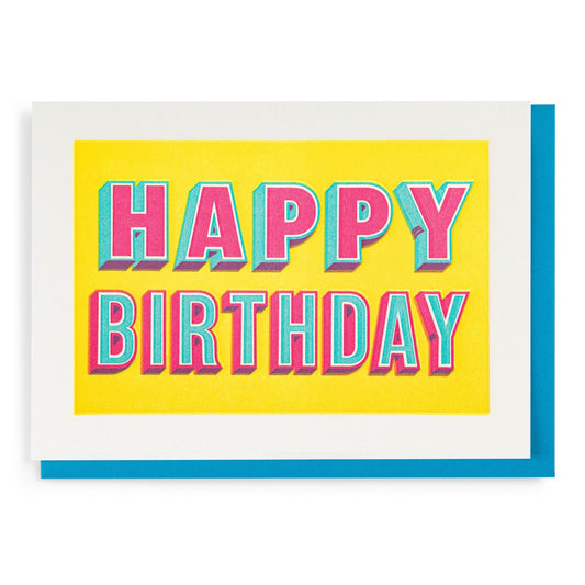 Happy Birthday Type Card