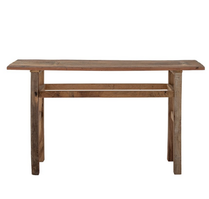 Bao Console Table, Nature, Reclaimed Wood