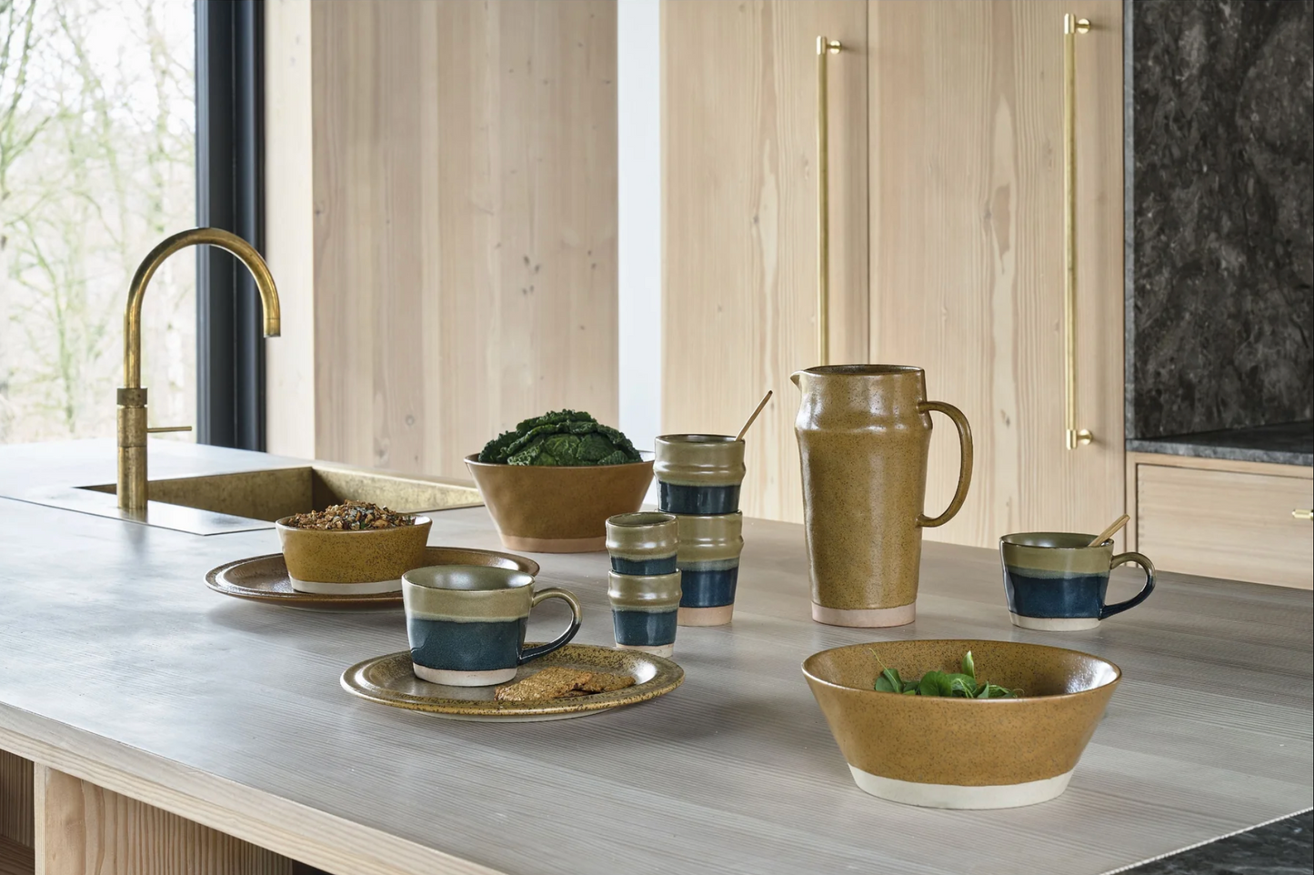 Eternal Serving Bowl ø 19 X 8,5 cm - Brown