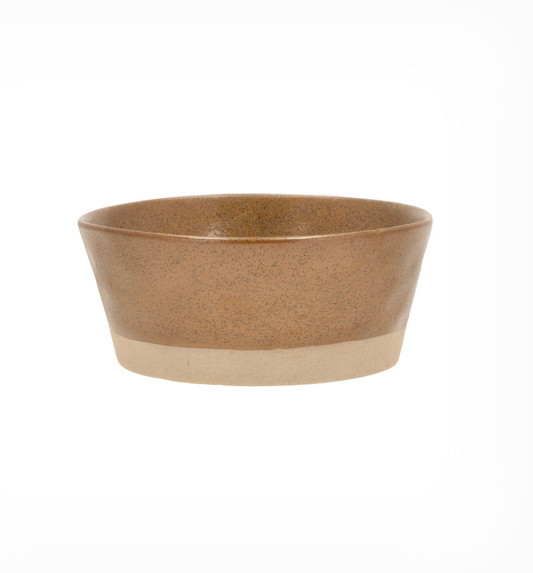 Eternal Serving Bowl ø 19 X 8,5 cm - Amber