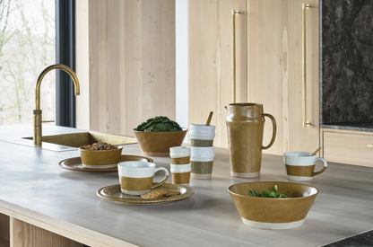 Eternal Serving Bowl ø 19 X 8,5 cm - Amber