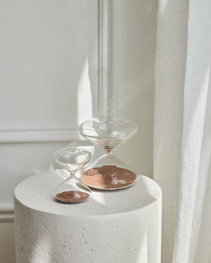 Mindful Focus Hourglass 30 Minutes, Glass Sand Timer
