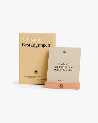 Mindful Affirmations German Edition, Display Cards Gift