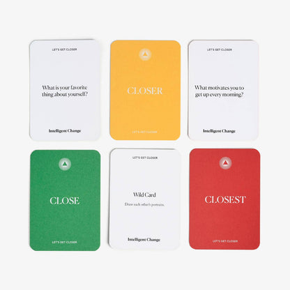 Let's Get Closer Question Card Game - Bonding Conversation Starter