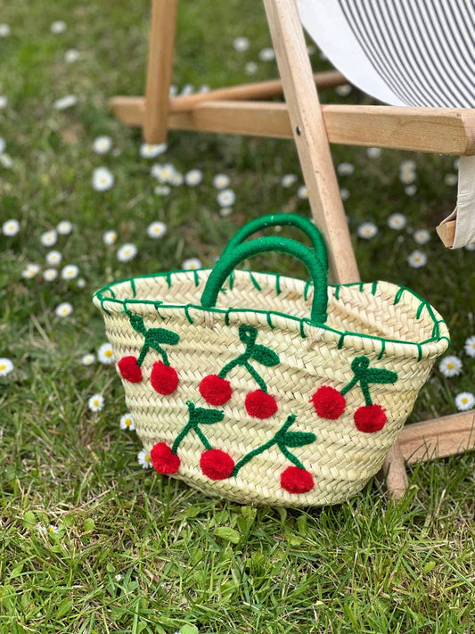 Straw Bag - Cherry S