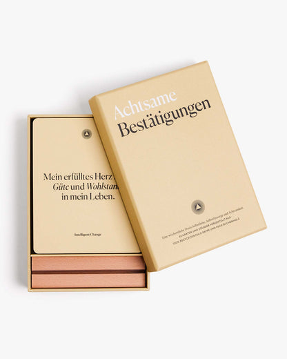 Mindful Affirmations German Edition, Display Cards Gift