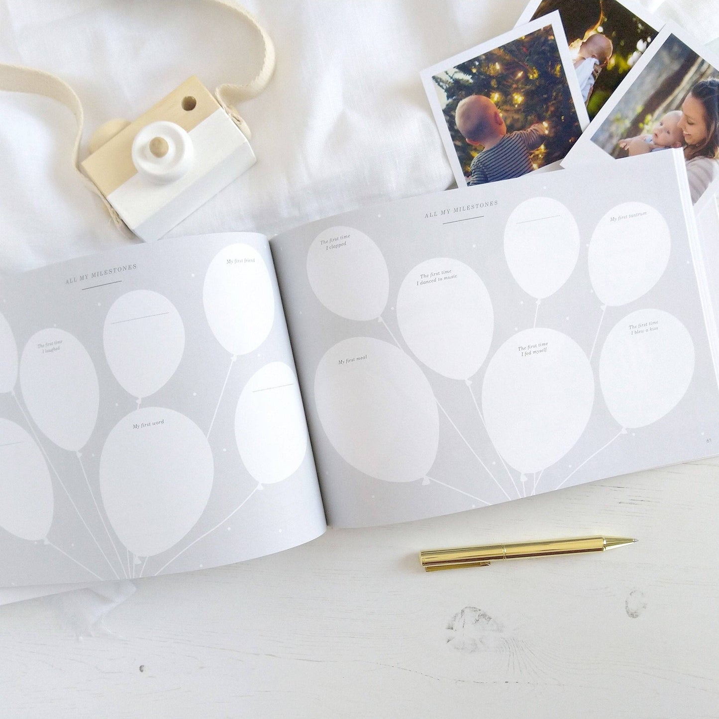 Baby Memory Book - Safari