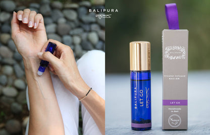 Crystal Roller + crystals inside Roll On, Let Go Elixir