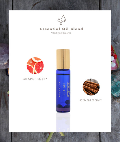 Crystal Roller + crystals inside Roll On, Let Go Elixir