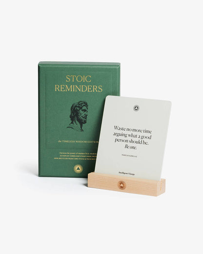 Stoic Reminders Quote Cards - Inspiration, Wisdom, History