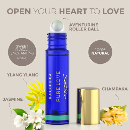 Crystal roller ball Aura Roll On Pure Love holistic