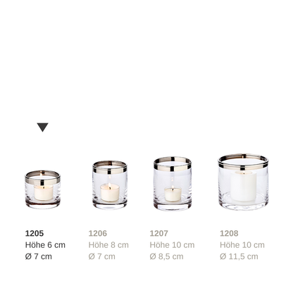 Windlight Molly Glass/Candle Holder Small