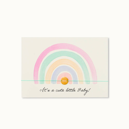 Bracelet Card: It´s a cute little Baby! / English