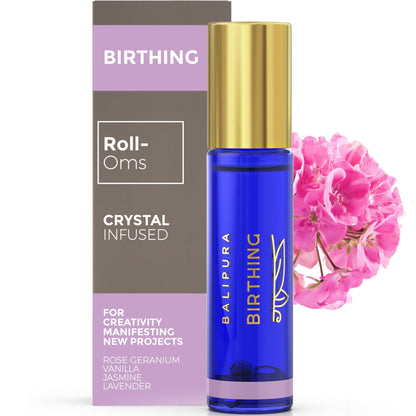 Crystal roller ball Aura Roll On Birthing 8ml