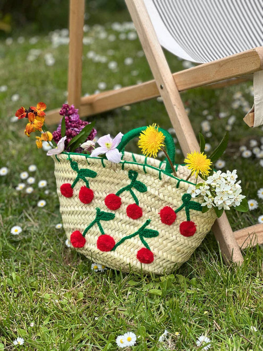 Straw Bag - Cherry S