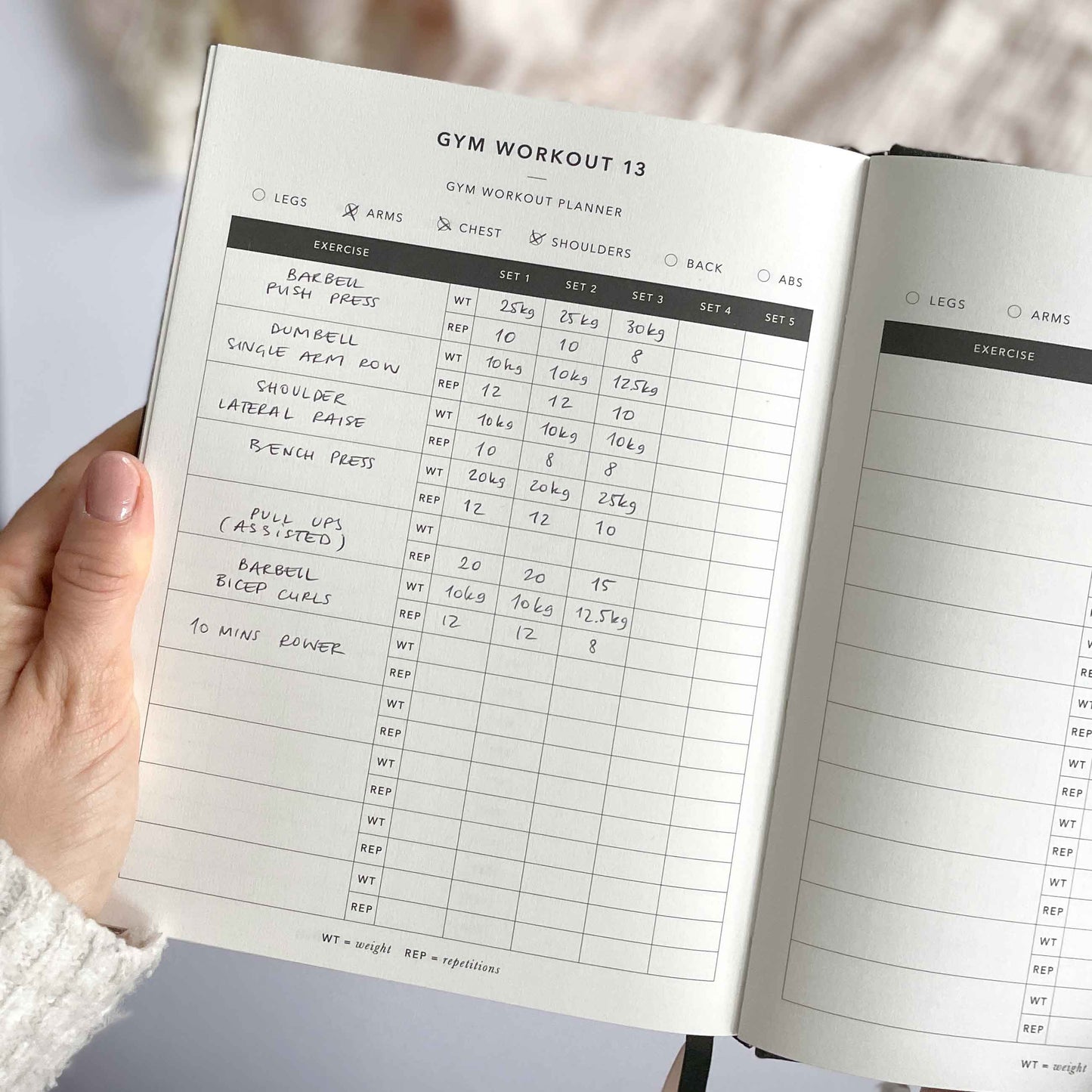 My Daily Fitness planner -  Workout and Meal Planner