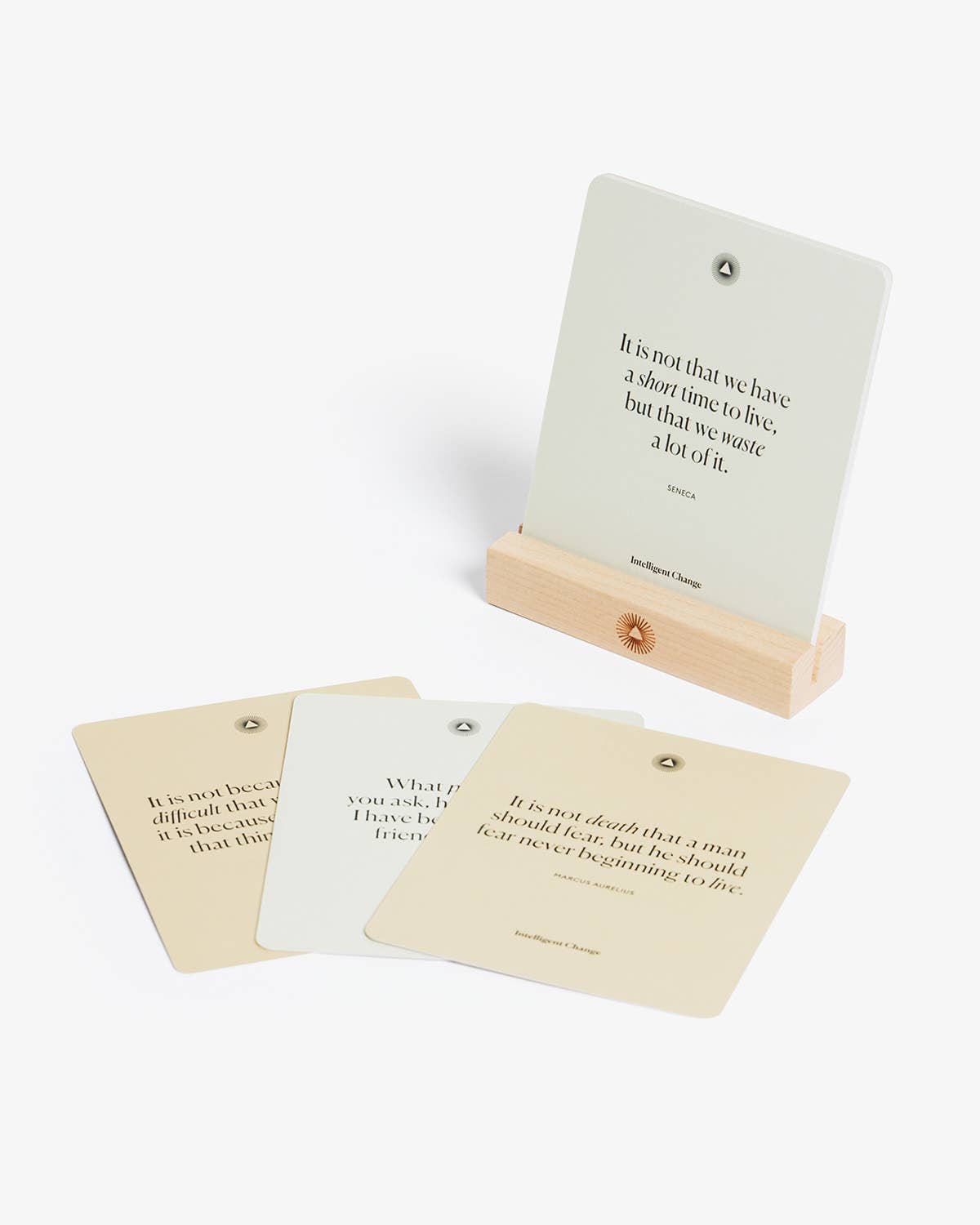 Stoic Reminders Quote Cards - Inspiration, Wisdom, History