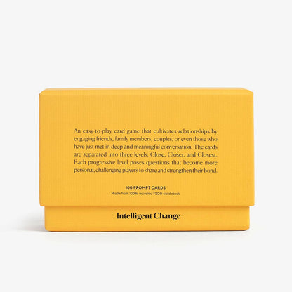 Let's Get Closer Question Card Game - Bonding Conversation Starter