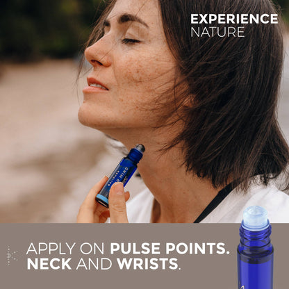 Crystal roller + Crystals inside - Aura Roll On Clear Mind