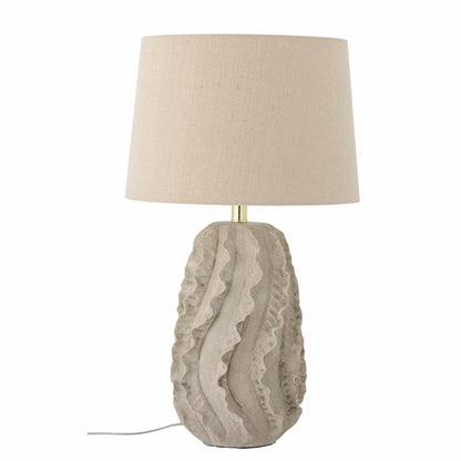 Natika Table lamp, Nature, Stoneware