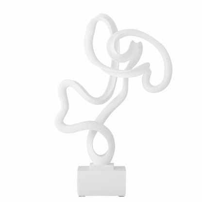 Arista Deco Sculpture - White