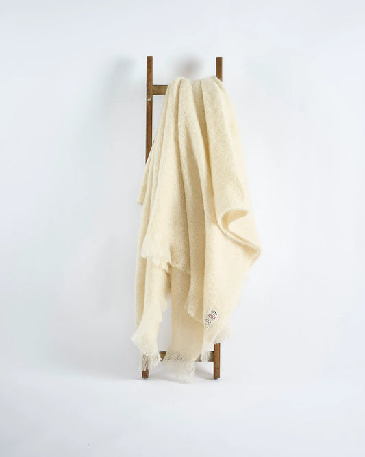 Mohair Blanket - Cream