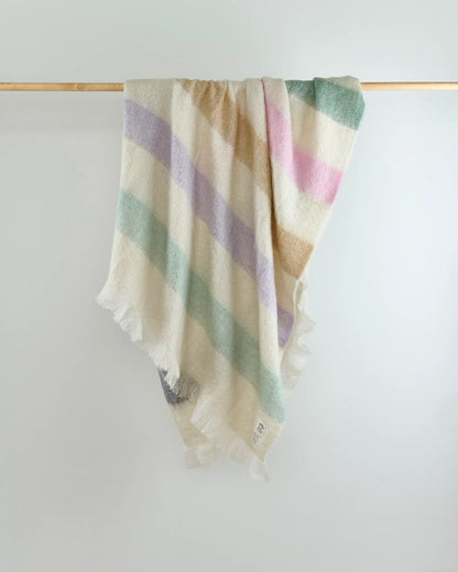Mohair Blanket - Pastel