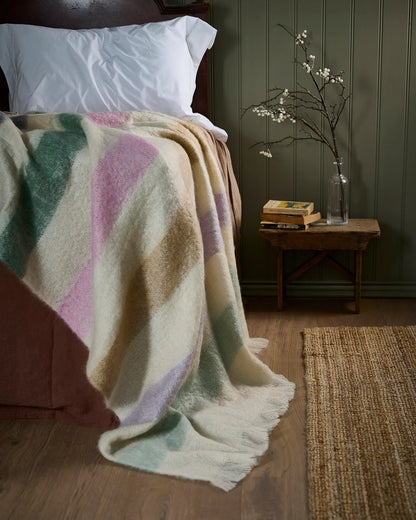 Mohair Blanket - Pastel